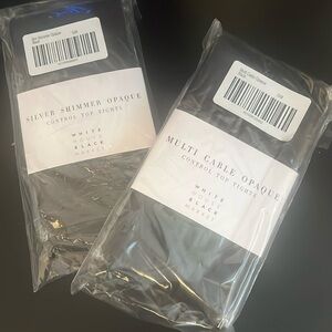 TWO PAIR! New with tags control top tights size S by White House black market.